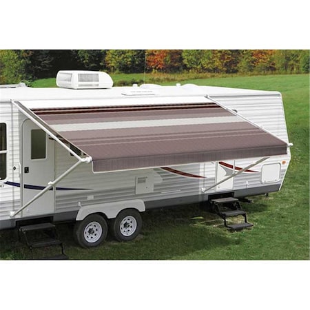 Carefree 17-2 ft. Dune Stripe Sierra Brown - White C6F-JU188A00